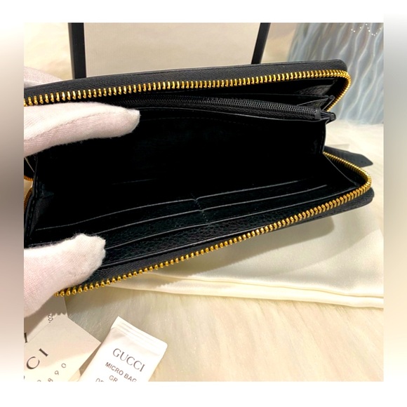 GUCCI Marmont GG Zip Around Wallet With Box & Dustbag - Picture 6 of 15